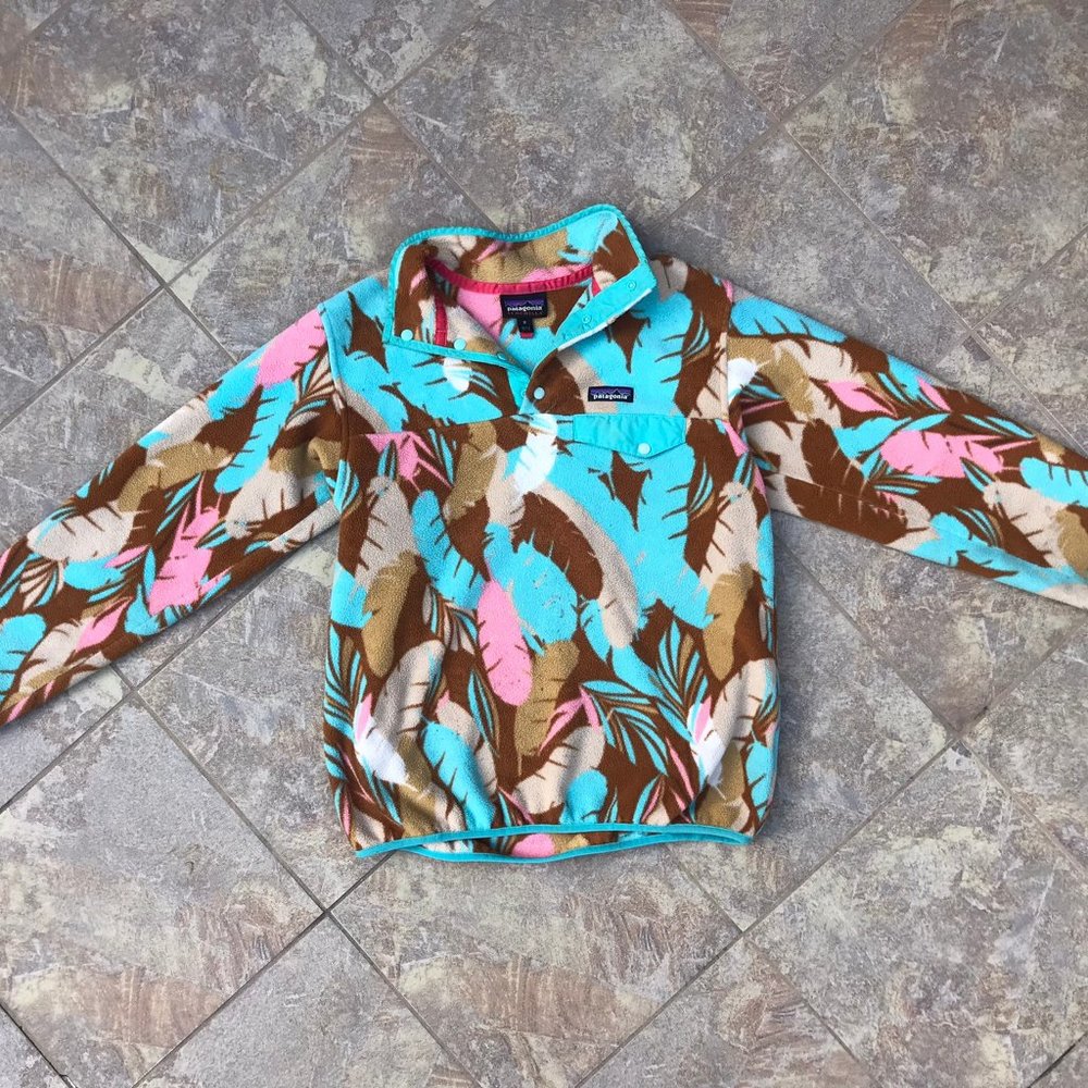 Patagonia - Synchilla Snap-T Pullover - Feather Dance Bear Brown - Women's M